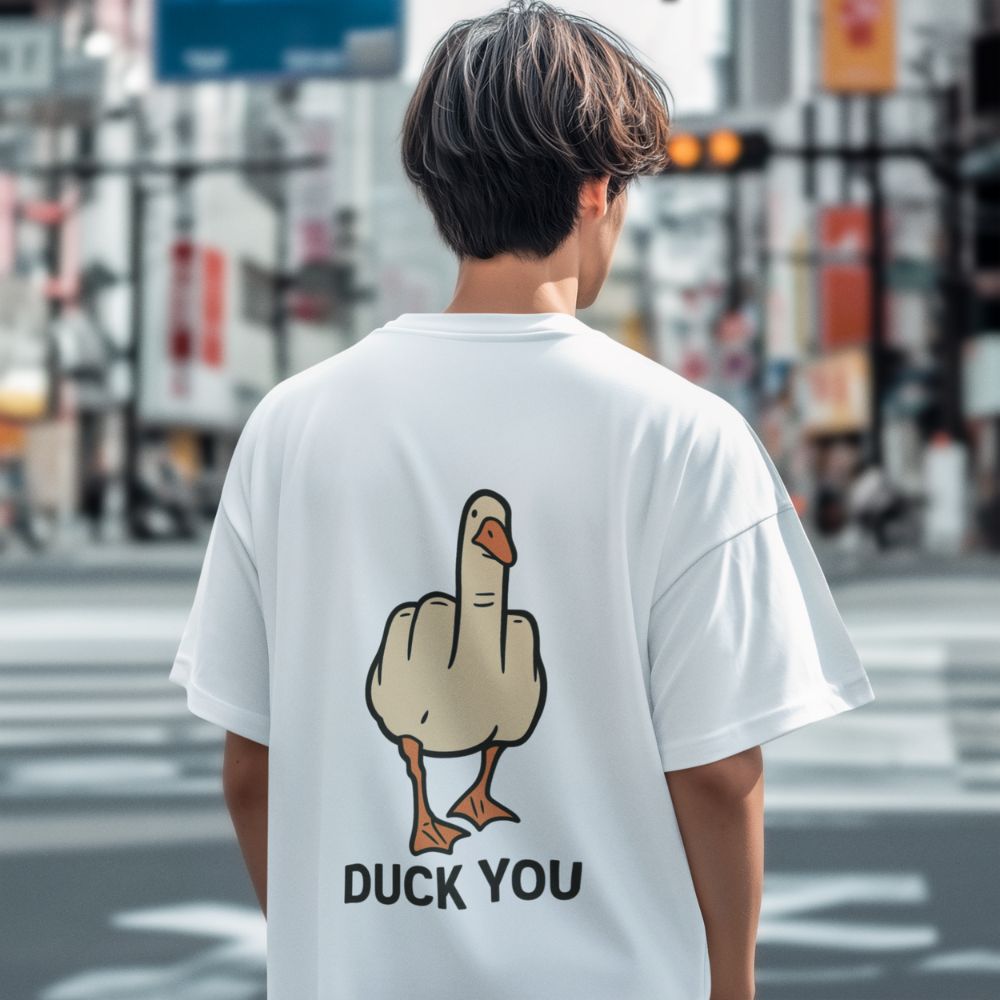 Oversize - Мъжка Тениска Патицата казва всичко