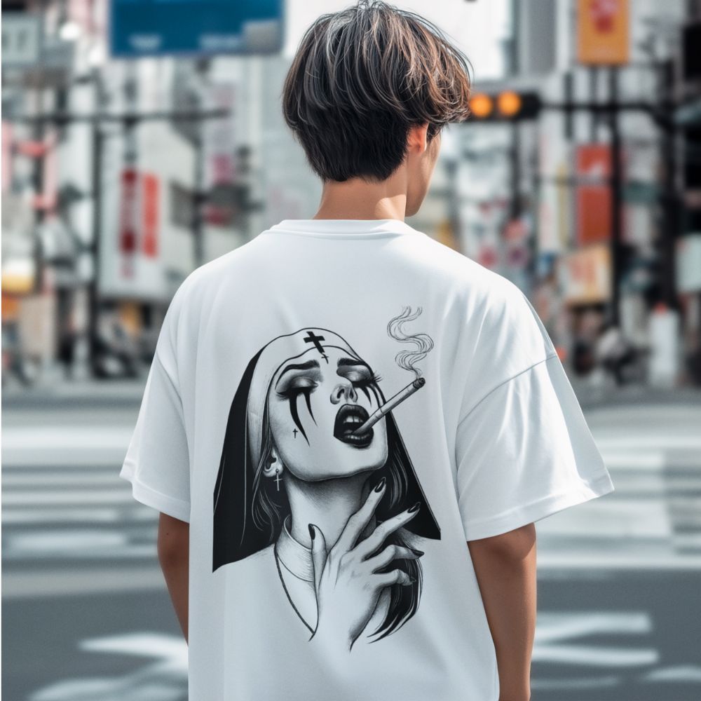 Oversize - Мъжка Тениска Без прошка