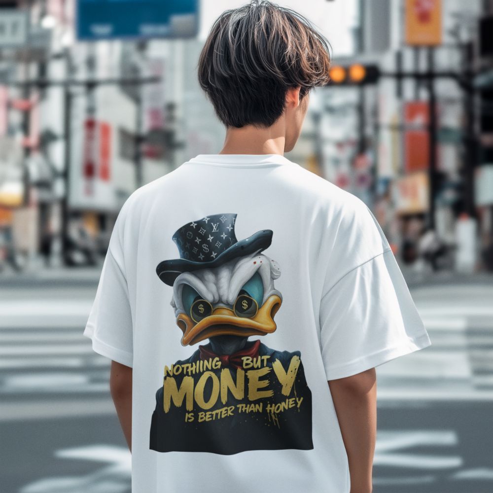 Oversize - Мъжка Тениска Кешът побеждава