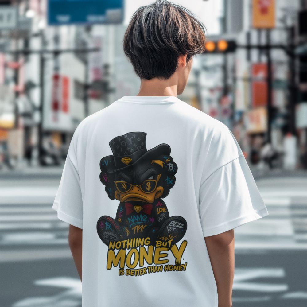 Oversize - Мъжка Тениска Всичко е за кеша