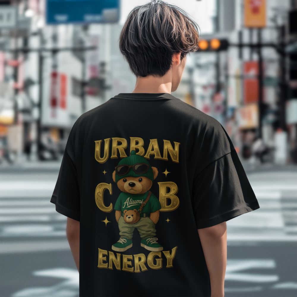 Oversize -  Мъжка Тениска Мечо от Квартала