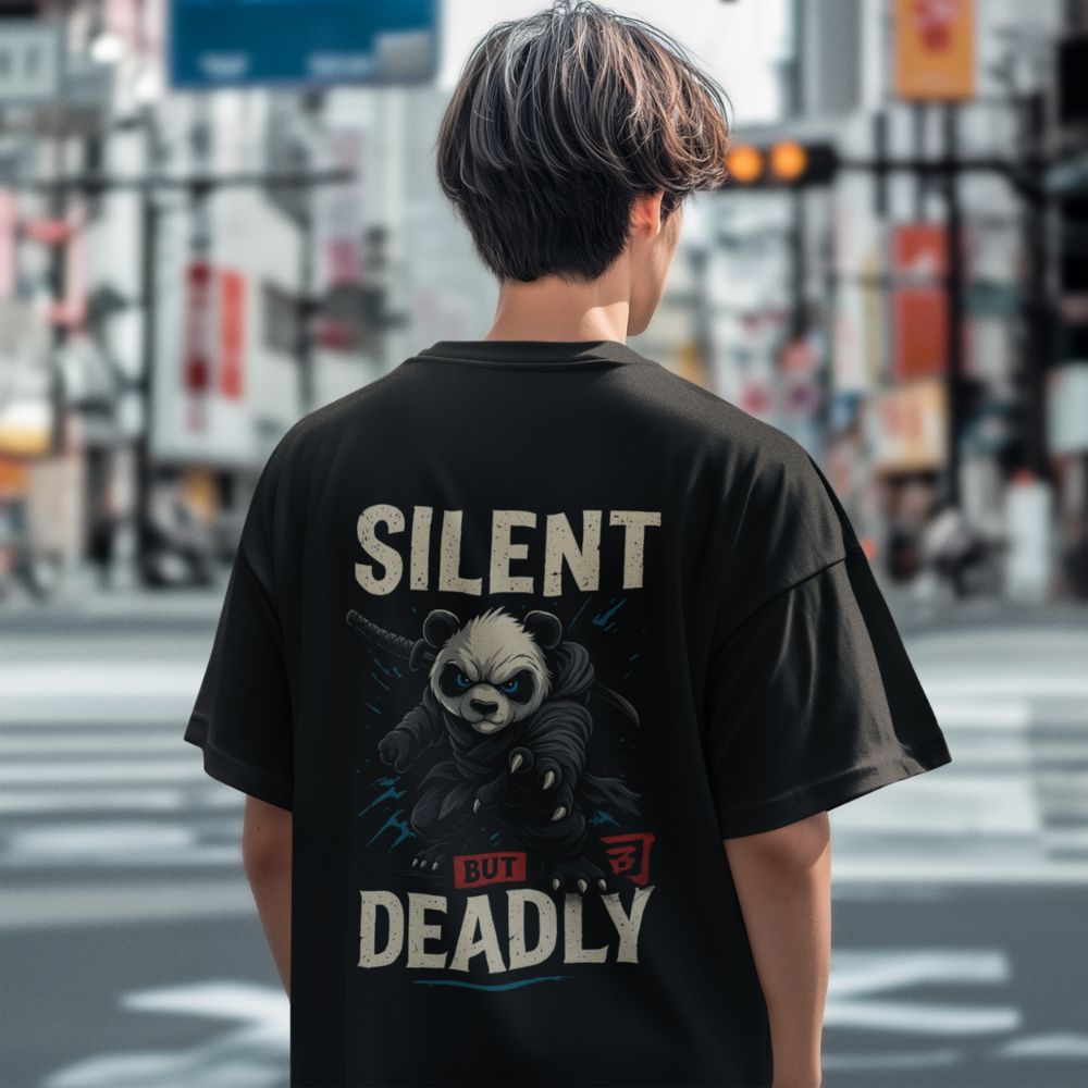 Oversize -  Мъжка тениска Удар без звук