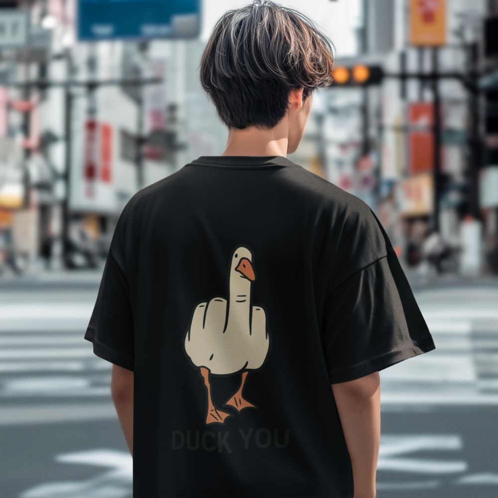 Oversize - Мъжка Тениска Патицата казва всичко
