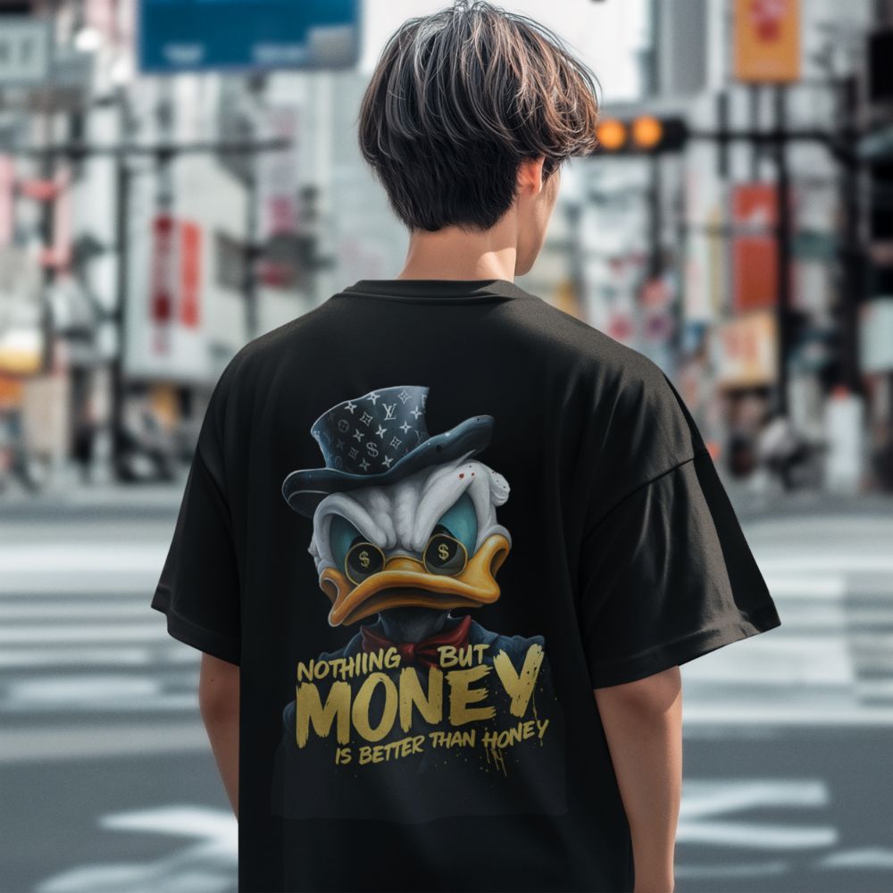 Oversize - Мъжка Тениска Кешът побеждава