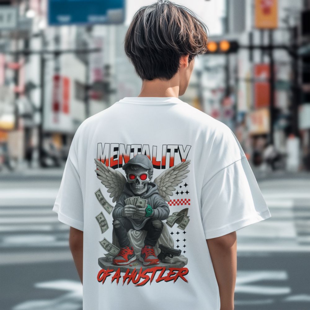 Oversize - Мъжка Тениска Хъс до гроб