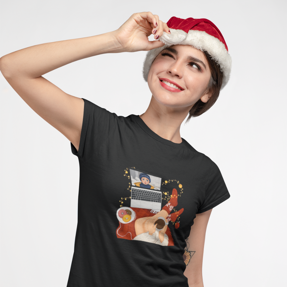 Дамска тениска Коледен уют