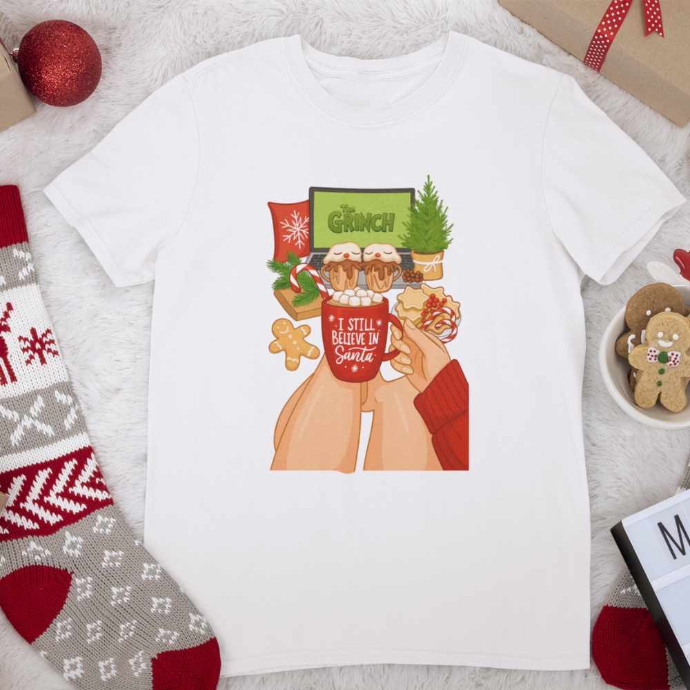 Дамска тениска Уютна коледна вечер