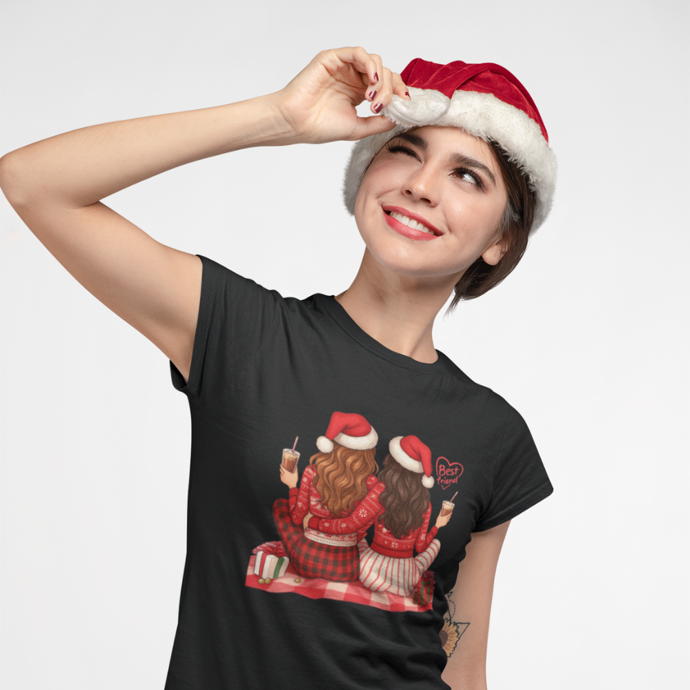 Дамска тениска Best Friends Christmas