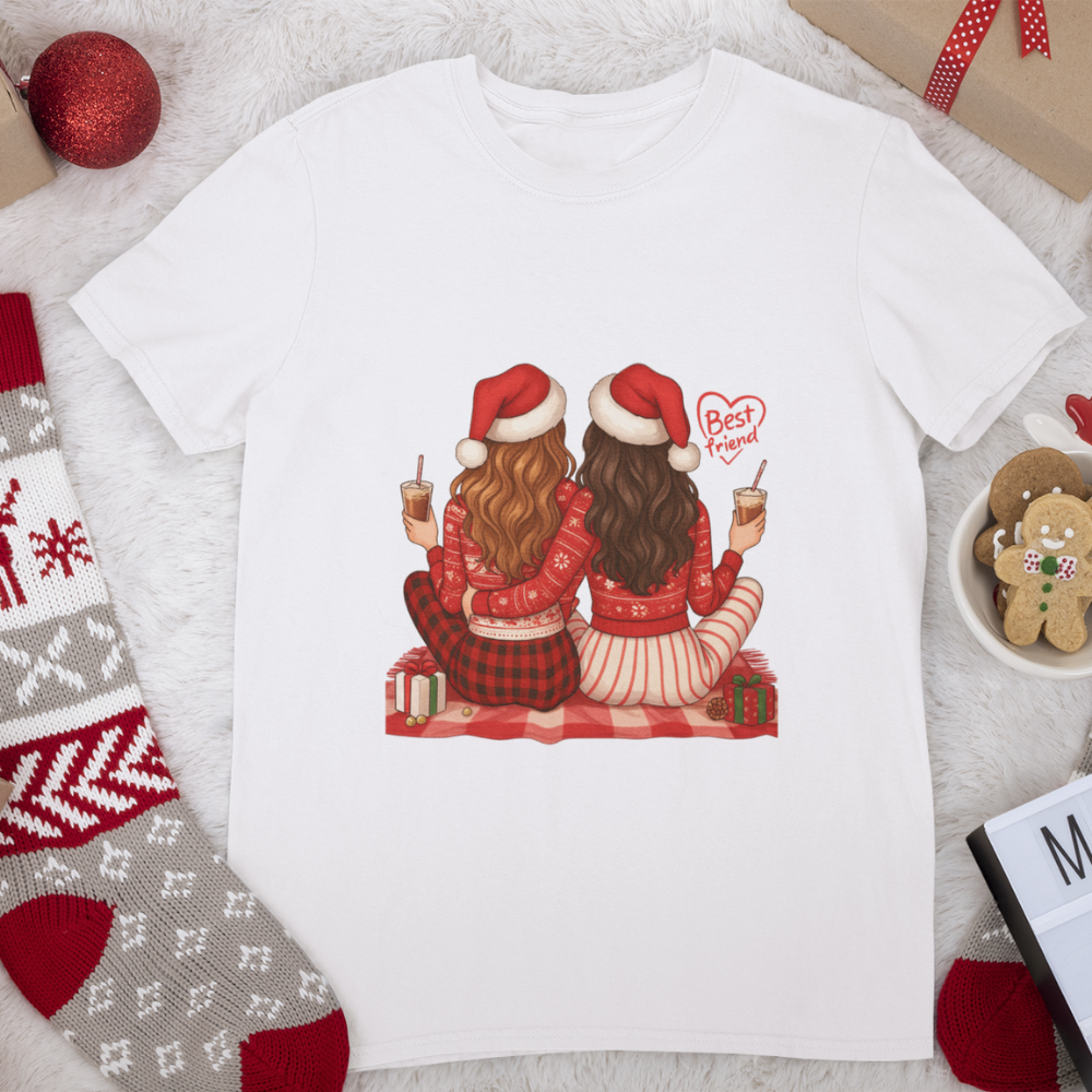 Дамска тениска Best Friends Christmas