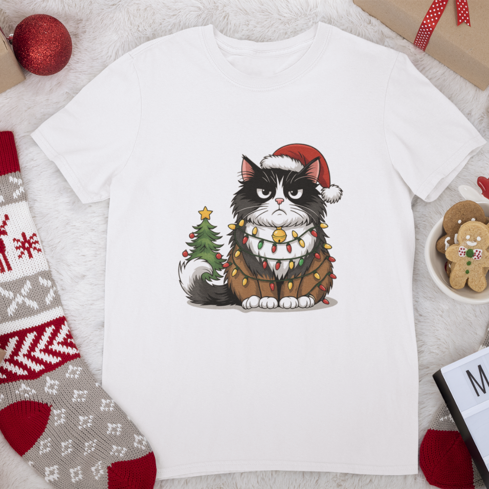 Дамска тениска Not-So-Merry Cat