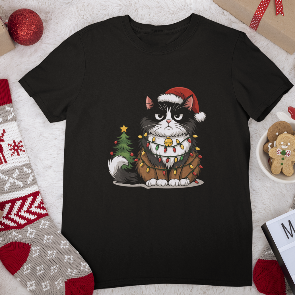 Дамска тениска Not-So-Merry Cat