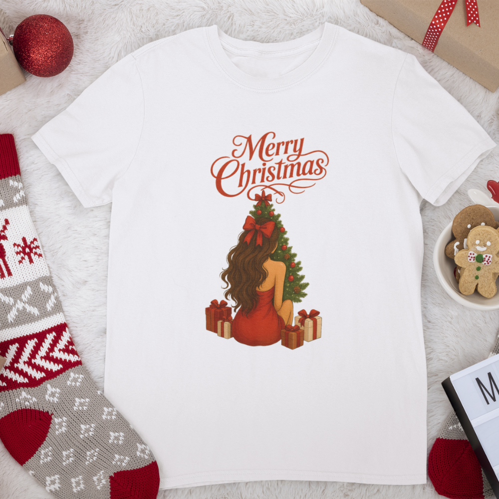 Дамска тениска Christmas Beauty