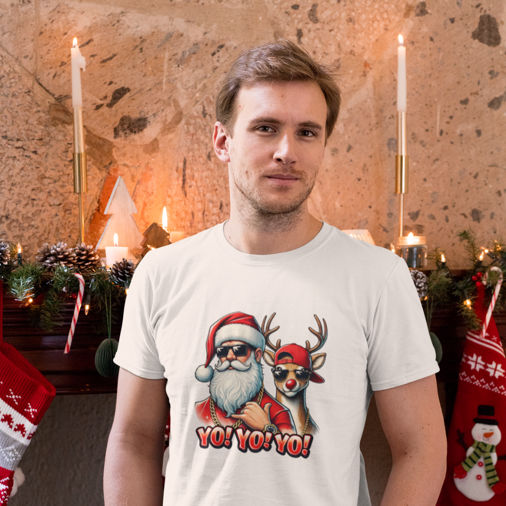 Мъжка тениска Christmas Trouble Trio