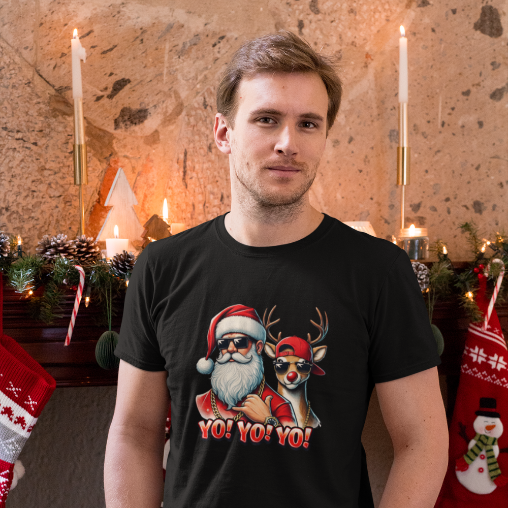 Мъжка тениска Christmas Trouble Trio