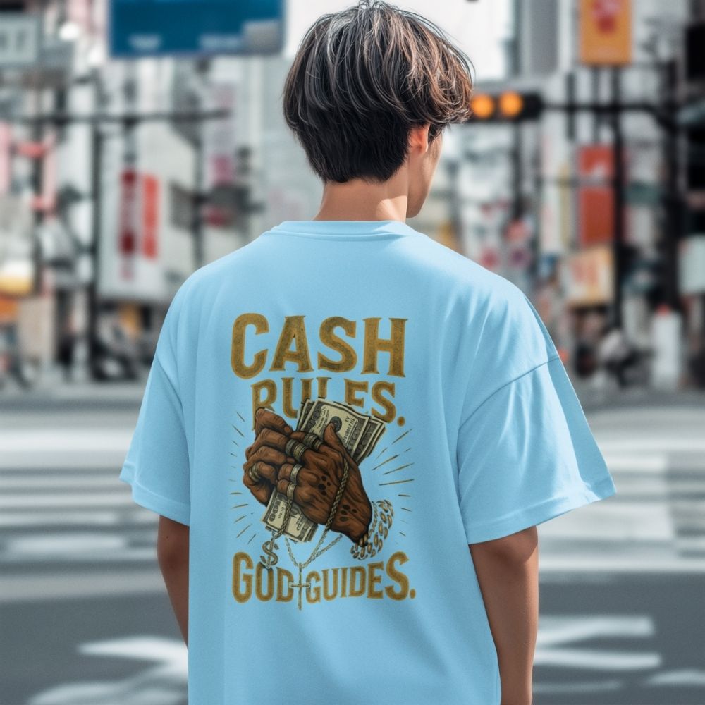 Oversize - Мъжка Тениска Благословен и успешен