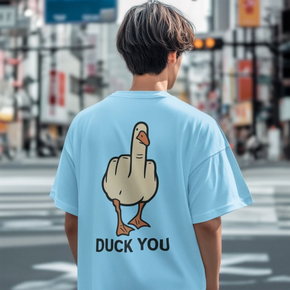 Oversize - Мъжка Тениска Патицата казва всичко