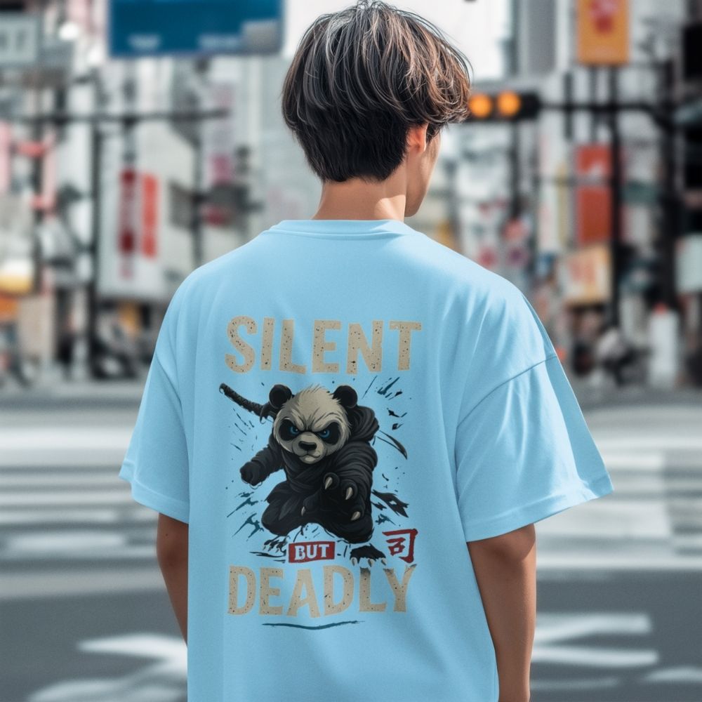 Oversize - Мъжка тениска Удар без звук