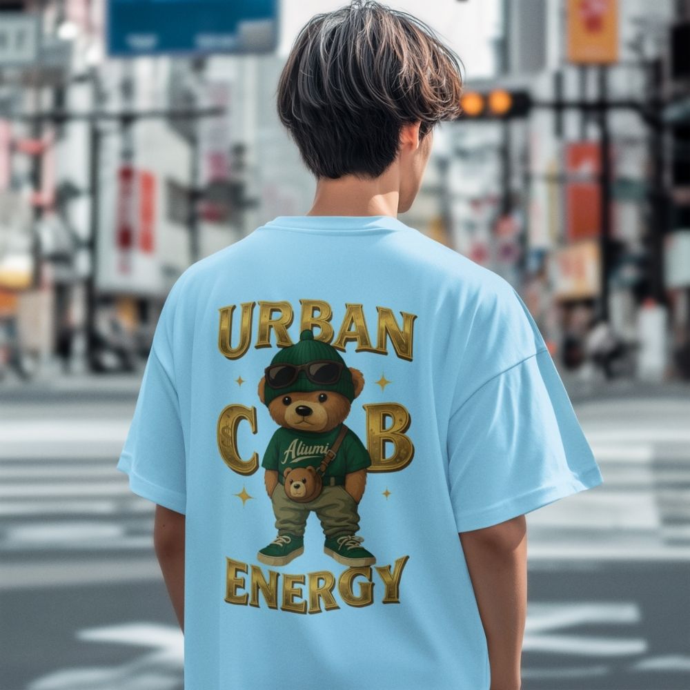 Oversize - Мъжка Тениска Мечо от Квартала