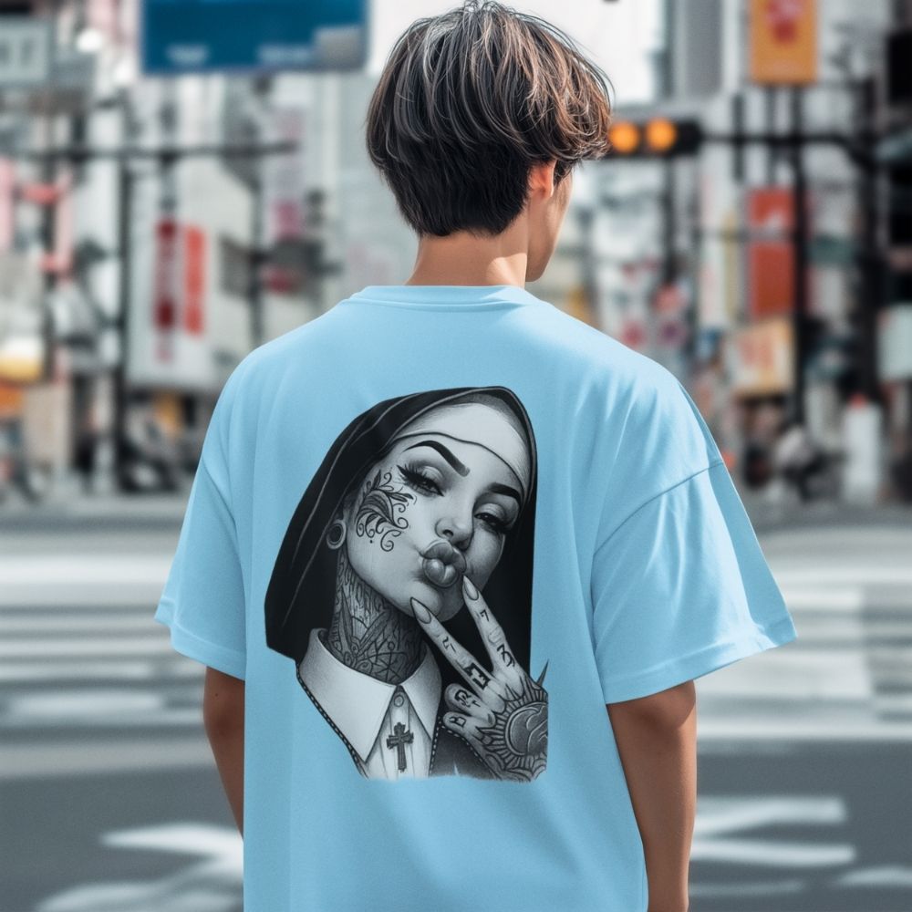 Oversize - Мъжка Тениска Греховна усмивка