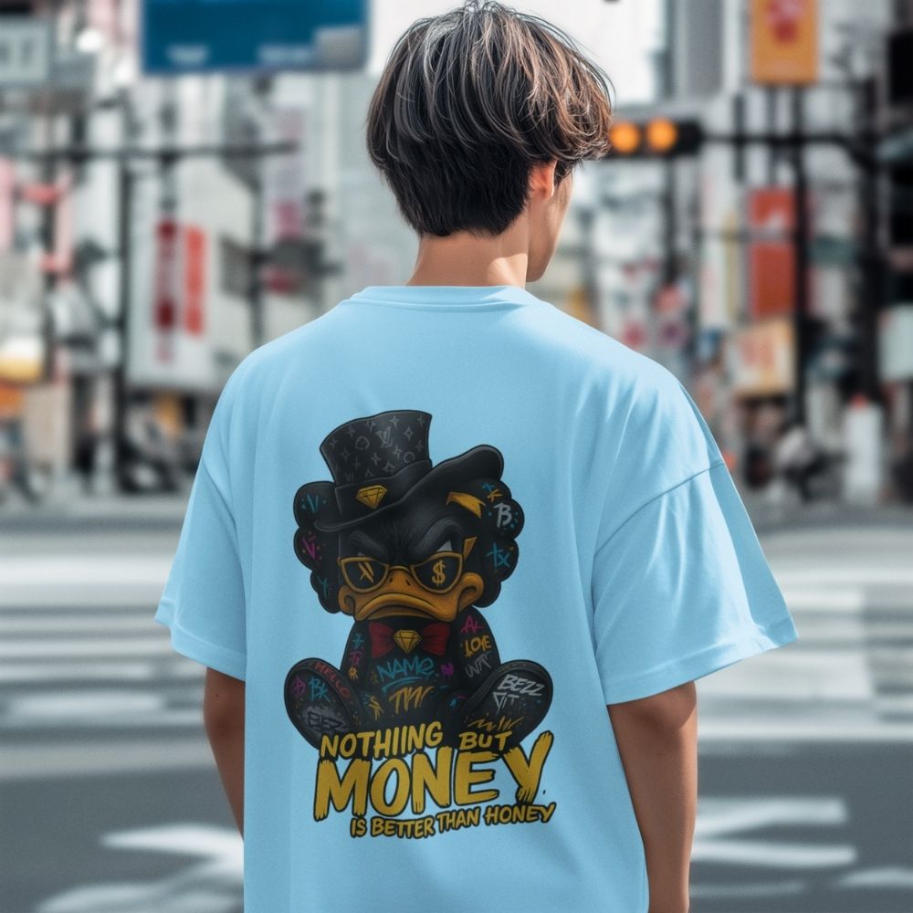 Oversize - Мъжка Тениска Всичко е за кеша