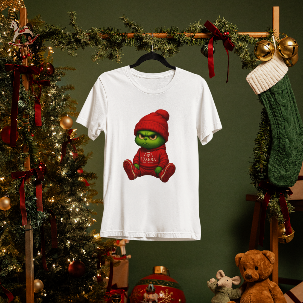 Мъжка тениска Малкият Коледен Гринч