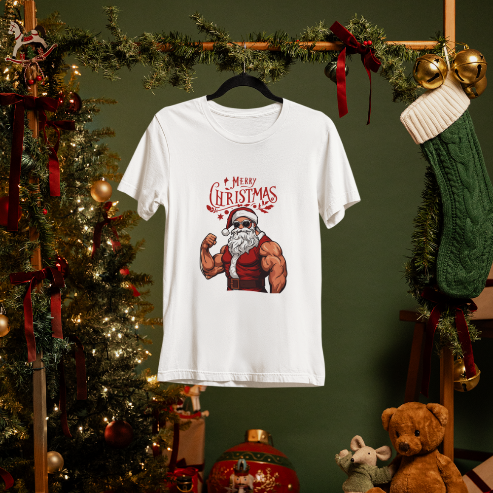 Мъжка тениска  Нацепена Коледа