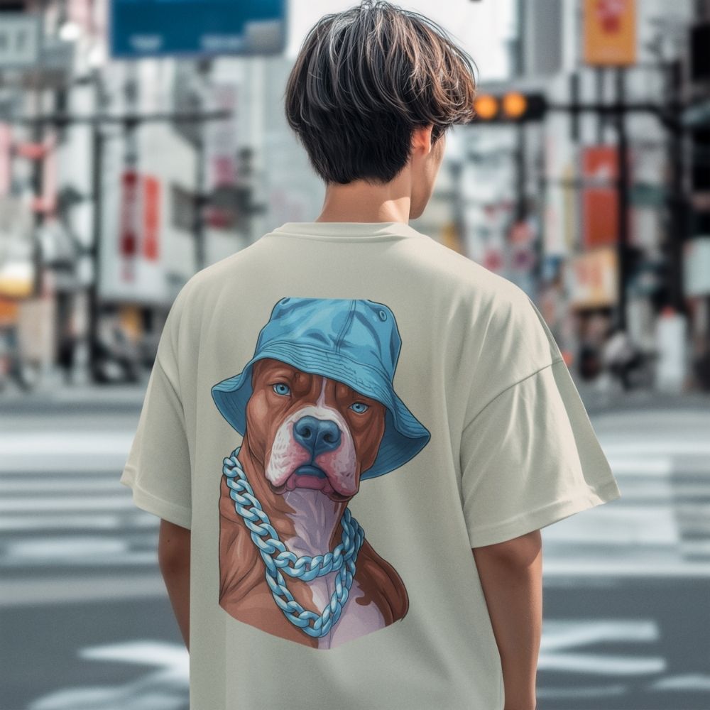 Oversize - Мъжка Тениска Alpha Dog Edition