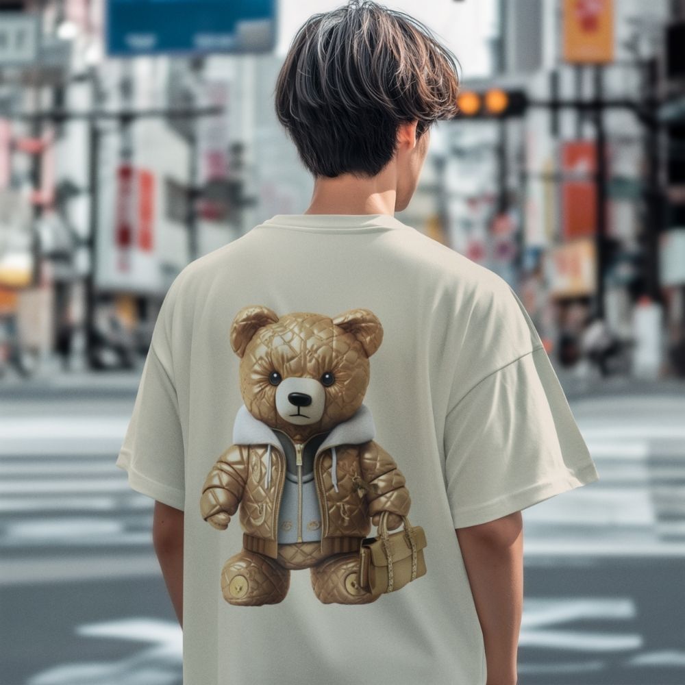 Oversize - Мъжка Тениска Мечо