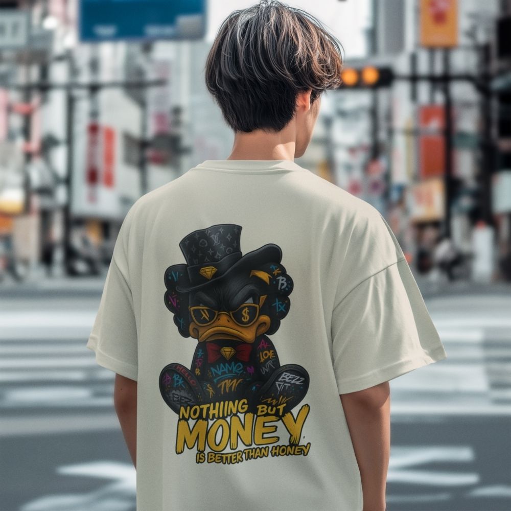 Oversize - Мъжка Тениска Всичко е за кеша