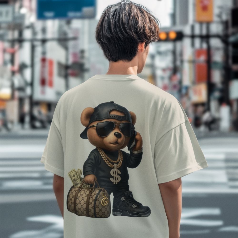 Oversize - Мъжка тениска Кеш