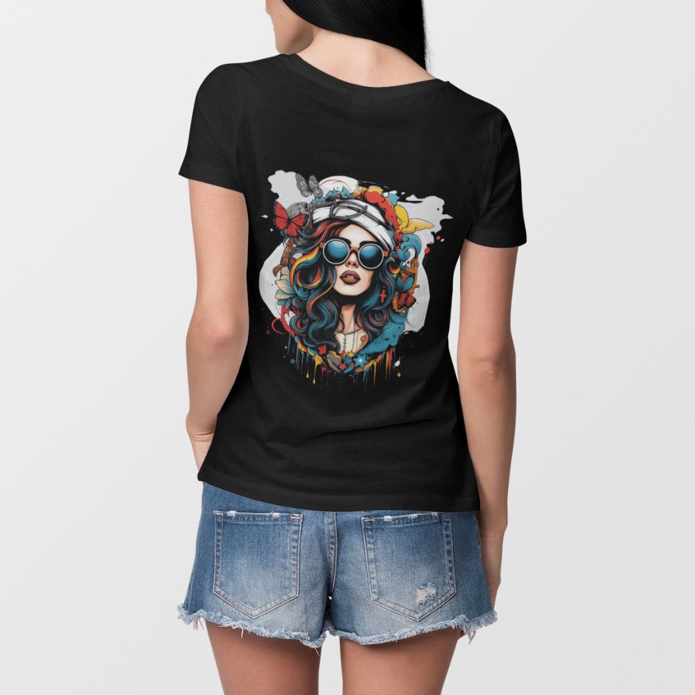 Дамска Тениска Цветна душа